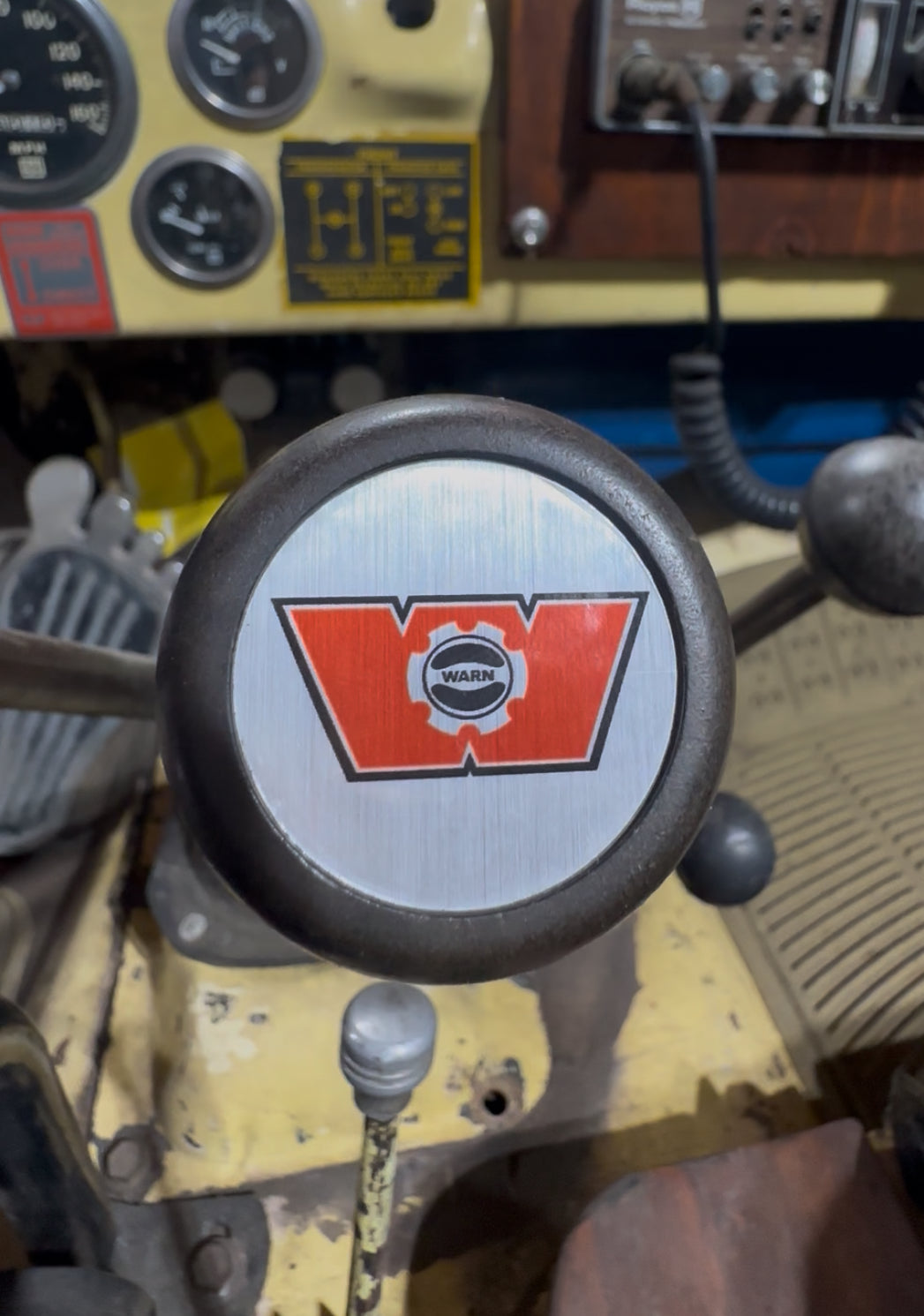 Warn Overdrive Shift Knob and Dash Sticker