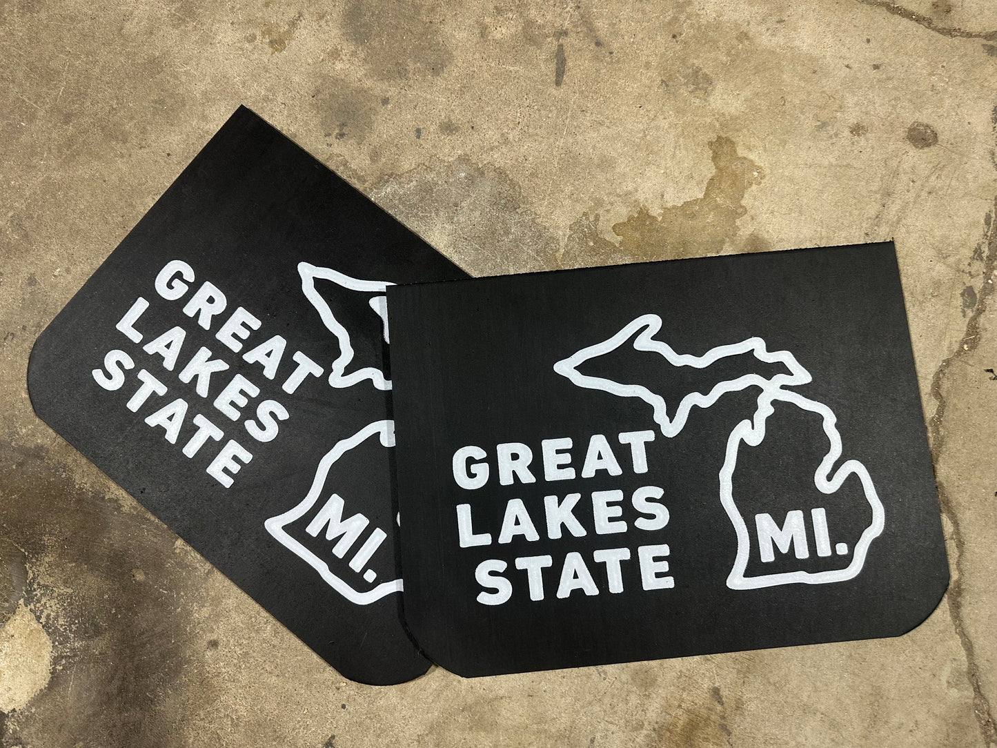 Michigan Great Lakes State Wide Mudflaps