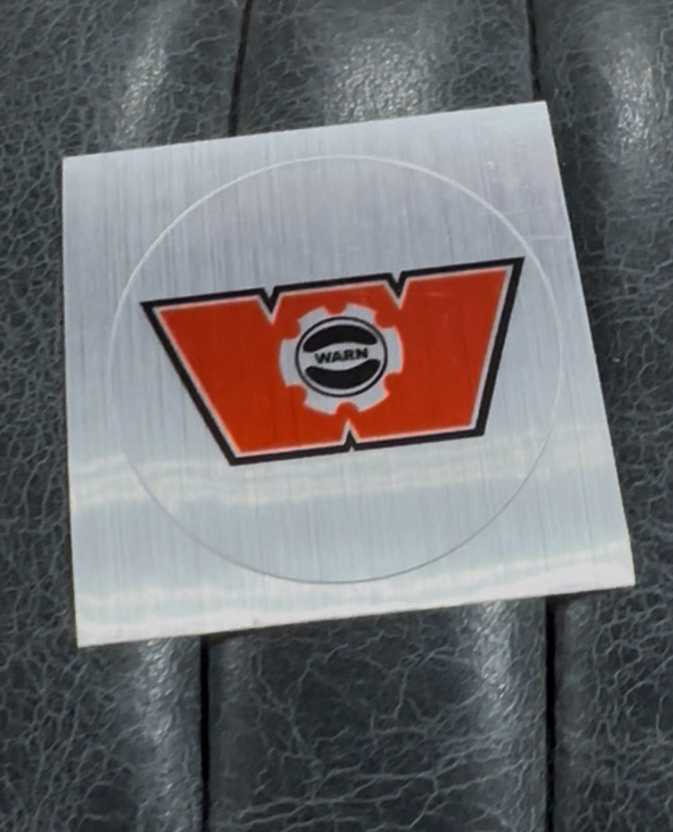 Warn Overdrive Shift Knob and Dash Sticker
