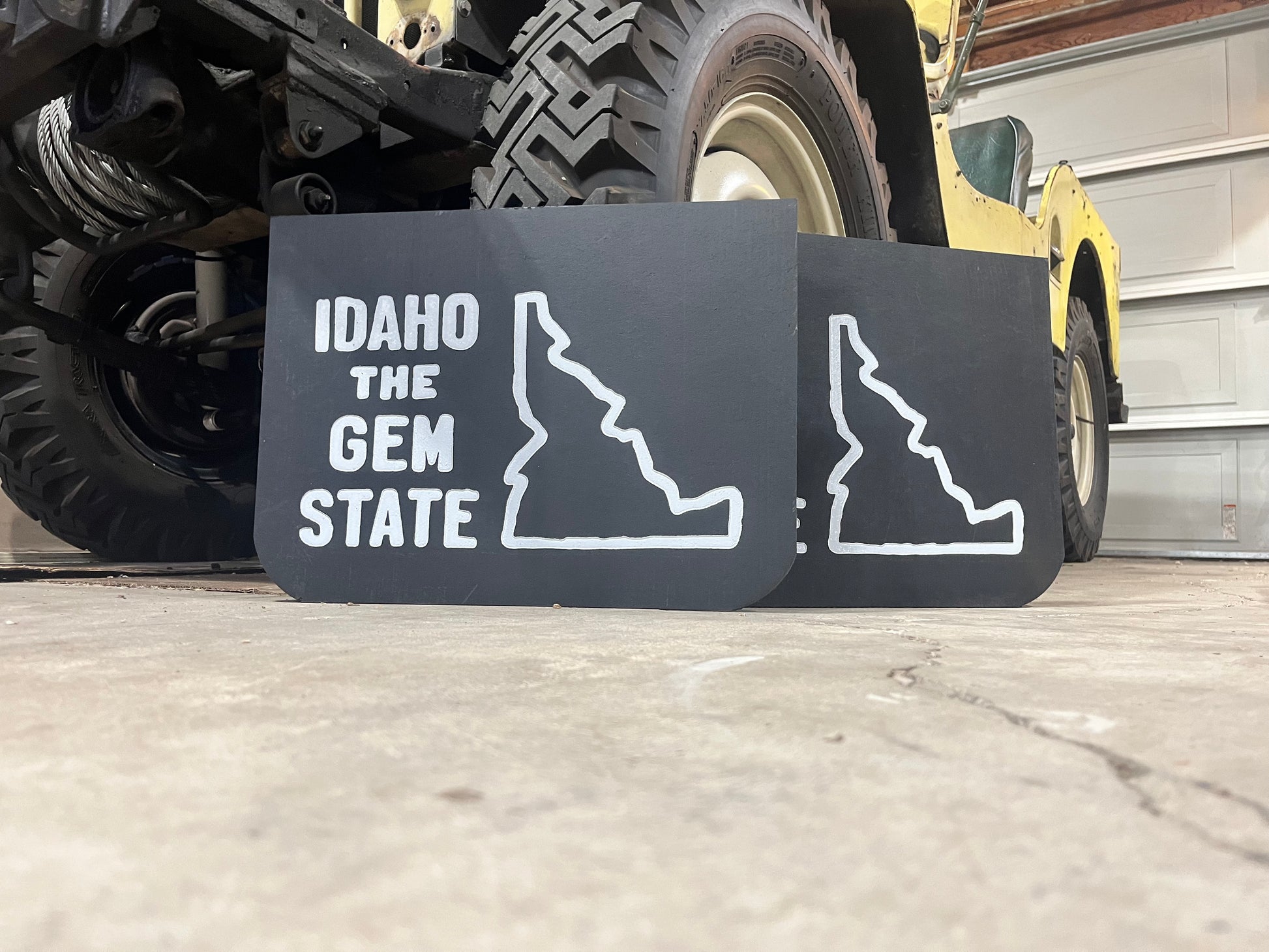 Idaho Gem State retro vintage mudflaps