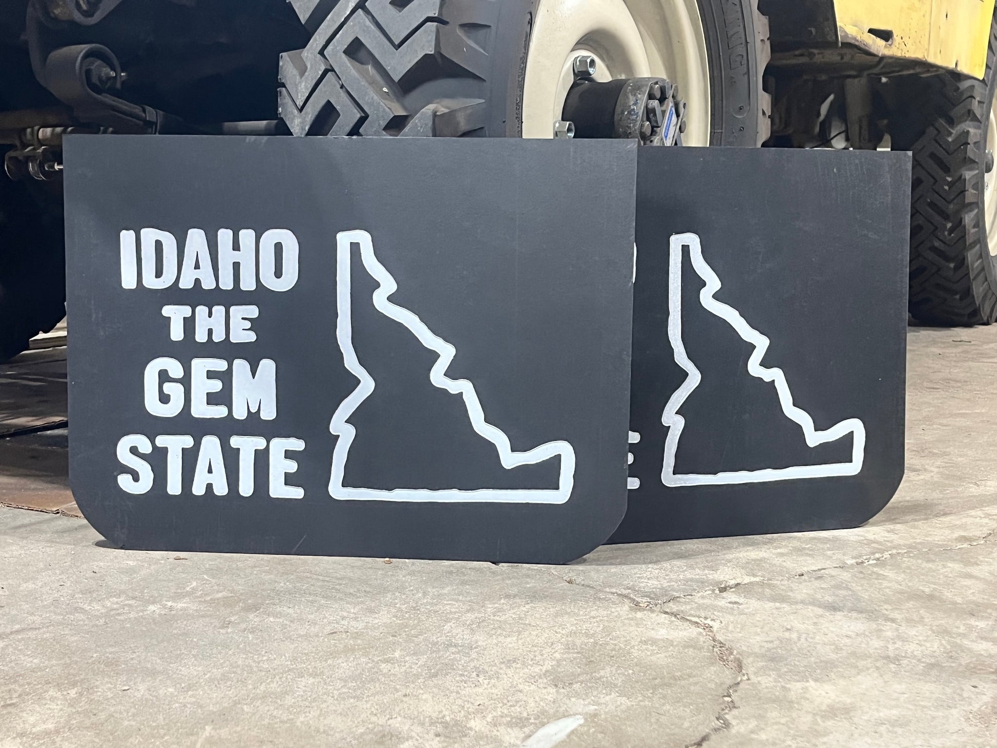 Idaho Gem State retro vintage mudflaps